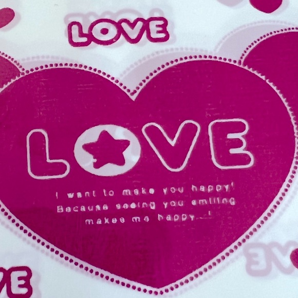 25 pcs Small Heart Love Loot Bags Favor Bags Treat Bags 4.80" x 5.7" in. - Picture 2 of 14